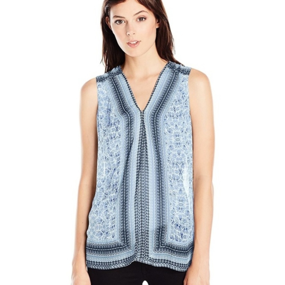 Lucky Brand Floral Tunic Top Medium